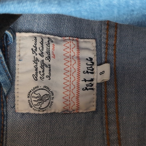 Fat Face Denim Jacket, UK 8 - Picture 3 of 6